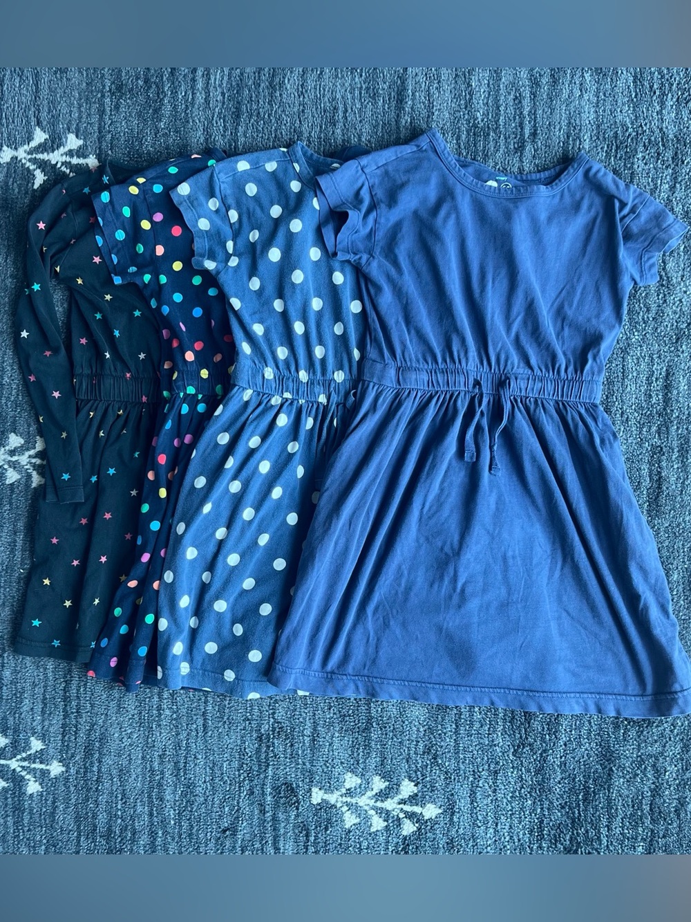 Primary Kids Cotton Dress Lot of 4- size 6/7